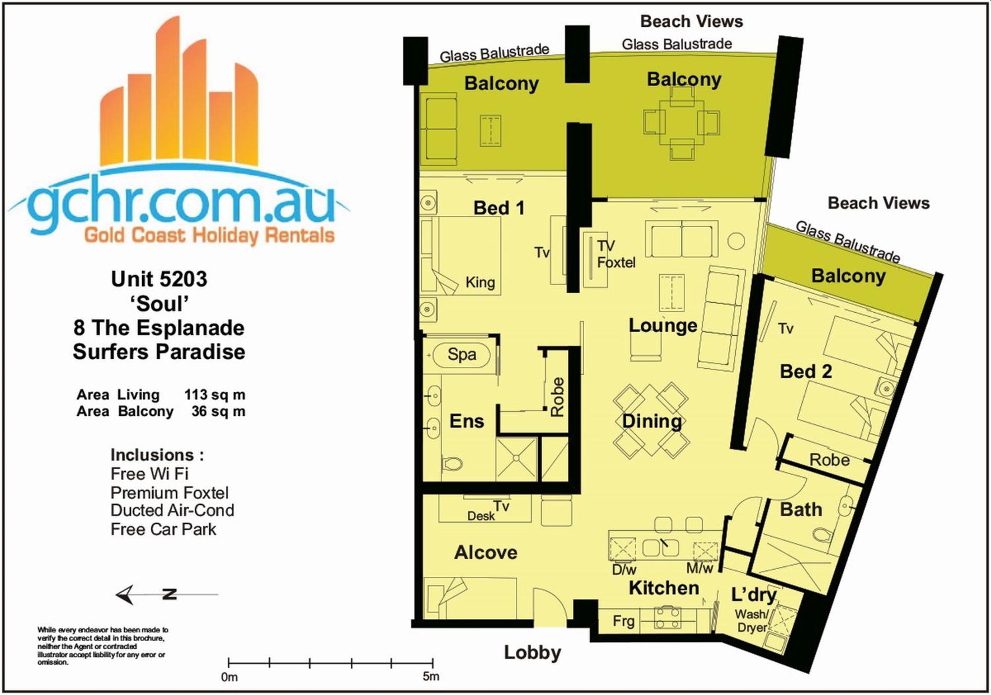 Soul On The Esplanade - Hr Surfers Paradise Apartment